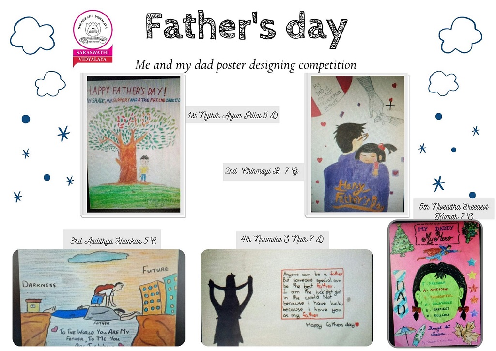 Me and my dad poster designing competition